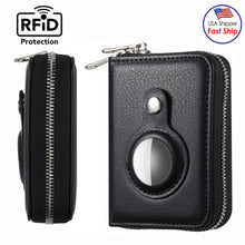 Load image into Gallery viewer, AMZER Zipper RFID Wallet Case for Use With AirTag