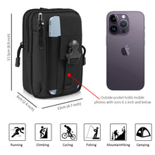 Load image into Gallery viewer, AMZER Hiking Off Road Biking Rock Climbing Waist Belt Bag Pouch Extreme Outdoor Sports Bag With Built-In Phone Pouch