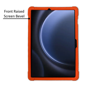 AMZER Shockproof Rugged Silicone Skin Jelly Case for Samsung Galaxy Tab S9 FE 5G / Wi-Fi 10.9 inch