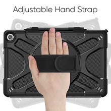 Load image into Gallery viewer, AMZER TUFFEN Case with 360 Degree Rotating Holder with Hand Grip for Amazon Fire Max 11 (11 inch)