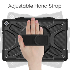 AMZER TUFFEN Case with 360 Degree Rotating Holder with Hand Grip for Amazon Fire Max 11 (11 inch)