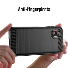 Load image into Gallery viewer, AMZER Brushed Carbon Fiber ShockProof TPU Case for Samsung Galaxy Xcover6 Pro
