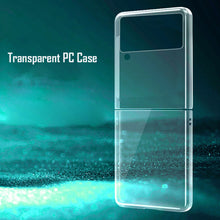 Load image into Gallery viewer, AMZER Transparent PC Flip Phone Case for Samsung Galaxy Z Flip4 5G