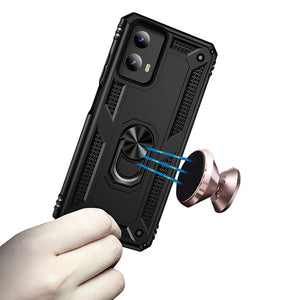 AMZER Sainik Case With 360° Magnetic Ring Holder for Motorola Moto G Play 5G 2024