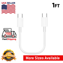 Load image into Gallery viewer, 60W 3A USB-C / Type-C to Type-C Fast Charging Data Cable, Cable Length: 1FT, 3FT, 6FT