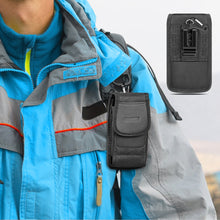 Load image into Gallery viewer, AMZER HAWEEL Series Nylon Vertical Carrying Pouch with Belt Clip and Card Slot