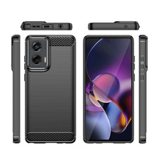 Load image into Gallery viewer, AMZER Brushed Carbon Fiber ShockProof TPU Case For Motorola Moto G Stylus 5G 2024