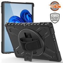 Load image into Gallery viewer, AMZER TUFFEN Case with 360 Degree Rotating Holder With Hand Strap For MicroSoft Surface Pro 8 (13 inch)