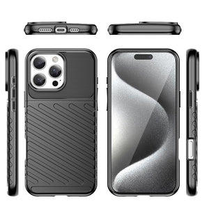 AMZER Thunderbolt Shockproof Soft TPU Phone Case for iPhone 16 Pro Max