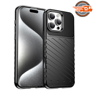 AMZER Thunderbolt Shockproof Soft TPU Phone Case for iPhone 16 Pro