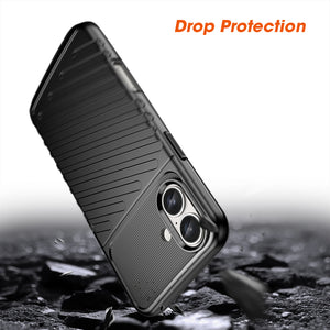 AMZER Thunderbolt Shockproof Soft TPU Phone Case for iPhone 16 Plus