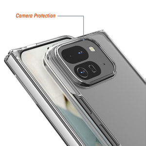 AMZER PC Transparent Phone Case for Google Pixel 10 Pro Fold - Transparent