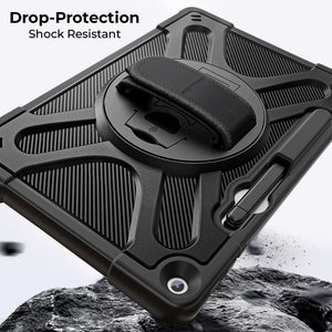 AMZER TUFFEN Case with 360 Degree Rotating Holder with Hand Strap For MicroSoft Surface Pro 12 (12 inch)