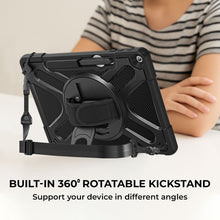 Load image into Gallery viewer, AMZER TUFFEN Case with 360 Degree Rotating Holder with Hand Strap For MicroSoft Surface Pro 12 (12 inch)