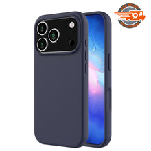 Load image into Gallery viewer, AMZER Shockproof Silicone Case for iPhone 17 Pro Max - Midnight Blue