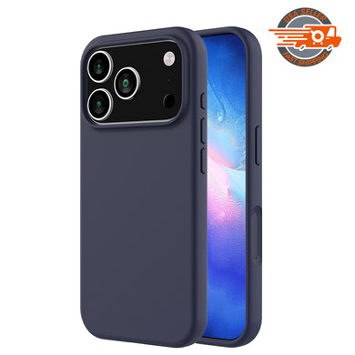 AMZER Shockproof Silicone Case for iPhone 17 Pro Max - Midnight Blue