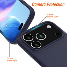 Load image into Gallery viewer, AMZER Shockproof Silicone Case for iPhone 17 Pro Max - Midnight Blue