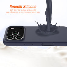 Load image into Gallery viewer, AMZER Shockproof Silicone Case for iPhone 17 Pro Max - Midnight Blue