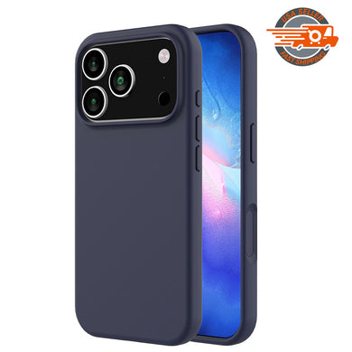 AMZER Shockproof Silicone Case for iPhone 17 Pro - Midnight Blue
