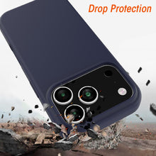 Load image into Gallery viewer, AMZER Shockproof Silicone Case for iPhone 17 Pro - Midnight Blue