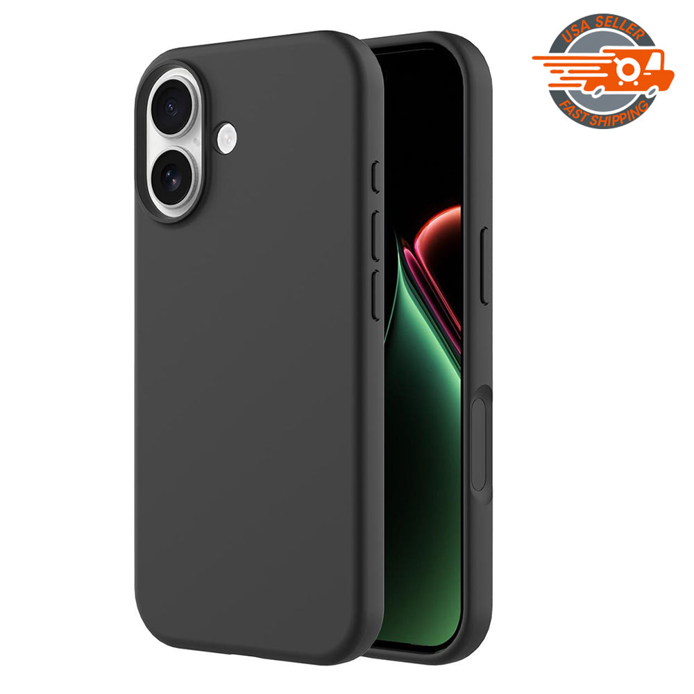 AMZER Shockproof Silicone Case for iPhone 17 - Black