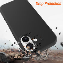 Load image into Gallery viewer, AMZER Shockproof Silicone Case for iPhone 17 - Black