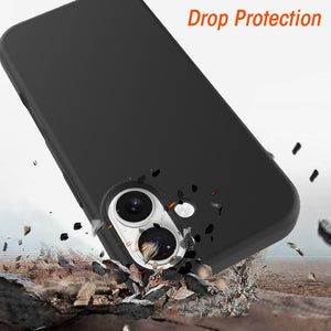 AMZER Shockproof Silicone Case for iPhone 17 - Black