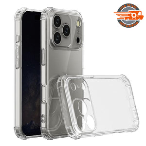 AMZER Hybrid TPU Protection Case for iPhone 17 Pro Max - Clear