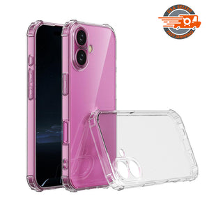 AMZER Hybrid TPU Protection Case for iPhone 17 - Clear