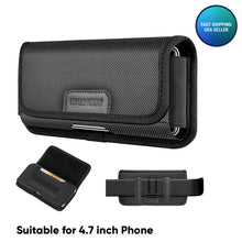 Load image into Gallery viewer, AMZER HAWEEL Series Nylon Horizontal Carrying Pouch with Belt Clip and Card Slot