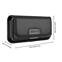 Load image into Gallery viewer, AMZER HAWEEL Series Nylon Horizontal Carrying Pouch with Belt Clip and Card Slot