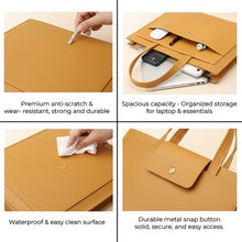 Load image into Gallery viewer, AMZER Laptop Computer Handbag For iPad, Macbook, Lenovo, Huawei Computer Inner Bag Briefcase - Tan