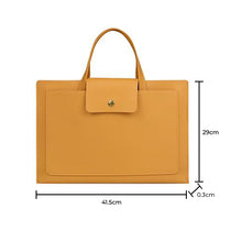 Load image into Gallery viewer, AMZER Laptop Computer Handbag For iPad, Macbook, Lenovo, Huawei Computer Inner Bag Briefcase - Tan