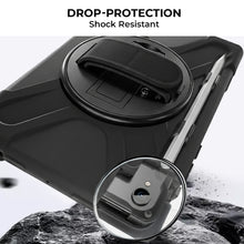 Load image into Gallery viewer, AMZER TUFFEN Case with 360 Degree Rotating Holder with Hand Strap For Samsung Galaxy Tab S11