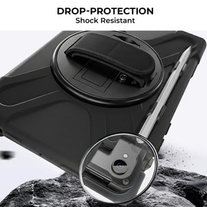 AMZER TUFFEN Case with 360 Degree Rotating Holder with Hand Strap For Samsung Galaxy Tab S11
