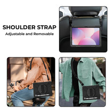 Load image into Gallery viewer, AMZER TUFFEN Case with 360 Degree Rotating Holder with Hand Strap For Samsung Galaxy Tab S11
