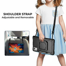 Load image into Gallery viewer, AMZER TUFFEN Multilayer Case with Rotating Kickstand/Handle Grip, Shoulder Strap, Pencil Holder For Lenovo Tab M11/ Xiaoxin Pad 11 2024