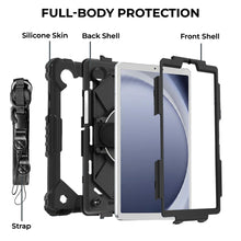 Load image into Gallery viewer, AMZER TUFFEN Case with 360 Degree Rotating Holder with Hand Strap For Samsung Galaxy Tab A11/ A9 (8.7 inch) (SM-X115N/SM-X133/SM-X135)