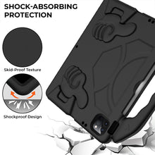 Load image into Gallery viewer, Kid Proof Protective Foam Case with Handle and Stand For iPad Pro 5th Gen 11 inch M4 (2024), iPad Pro 11 inch M5 (2025) - Black