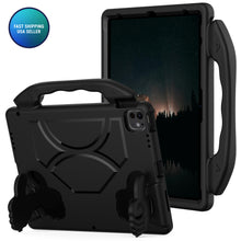 Load image into Gallery viewer, Kid Proof Protective Foam Case with Handle and Stand For iPad Air 13&quot; M2 (2024) / iPad Air 13&quot; M3 (2025) - Black