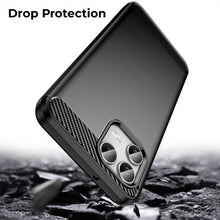 Load image into Gallery viewer, AMZER Brushed Carbon Fiber ShockProof TPU Case for T-Mobile Revvl 8 Pro 5G