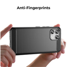 Load image into Gallery viewer, AMZER Brushed Carbon Fiber ShockProof TPU Case for T-Mobile Revvl 8 Pro 5G