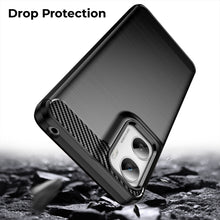 Load image into Gallery viewer, AMZER Brushed Carbon Fiber ShockProof TPU Case for Motorola Moto G06 Power 4G