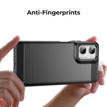 Load image into Gallery viewer, AMZER Brushed Carbon Fiber ShockProof TPU Case for Motorola Moto G06 Power 4G