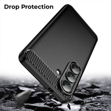 Load image into Gallery viewer, AMZER Brushed Carbon Fiber ShockProof TPU Case for Samsung Galaxy S26+ 5G