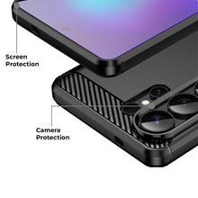 Load image into Gallery viewer, AMZER Brushed Carbon Fiber ShockProof TPU Case for Samsung Galaxy S26 Ultra 5G