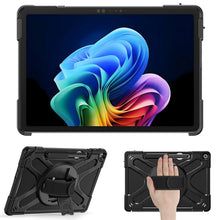 Load image into Gallery viewer, AMZER TUFFEN Case with 360 Degree Rotating Holder with Hand Strap For MicroSoft Surface Pro 12 (12 inch)