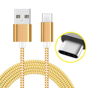 AMZER USB Type C Data Sync Braid Cable (3 Feet/ 1 Meter) - fommy.com
