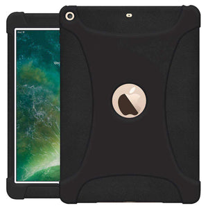 AMZER Shockproof Rugged Silicone Skin Jelly Case for Apple iPad 9.7 (2017/ 2018)