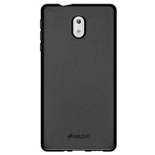 Load image into Gallery viewer, AMZER Pudding Soft TPU Skin Case for Nokia 3 - Black - fommy.com